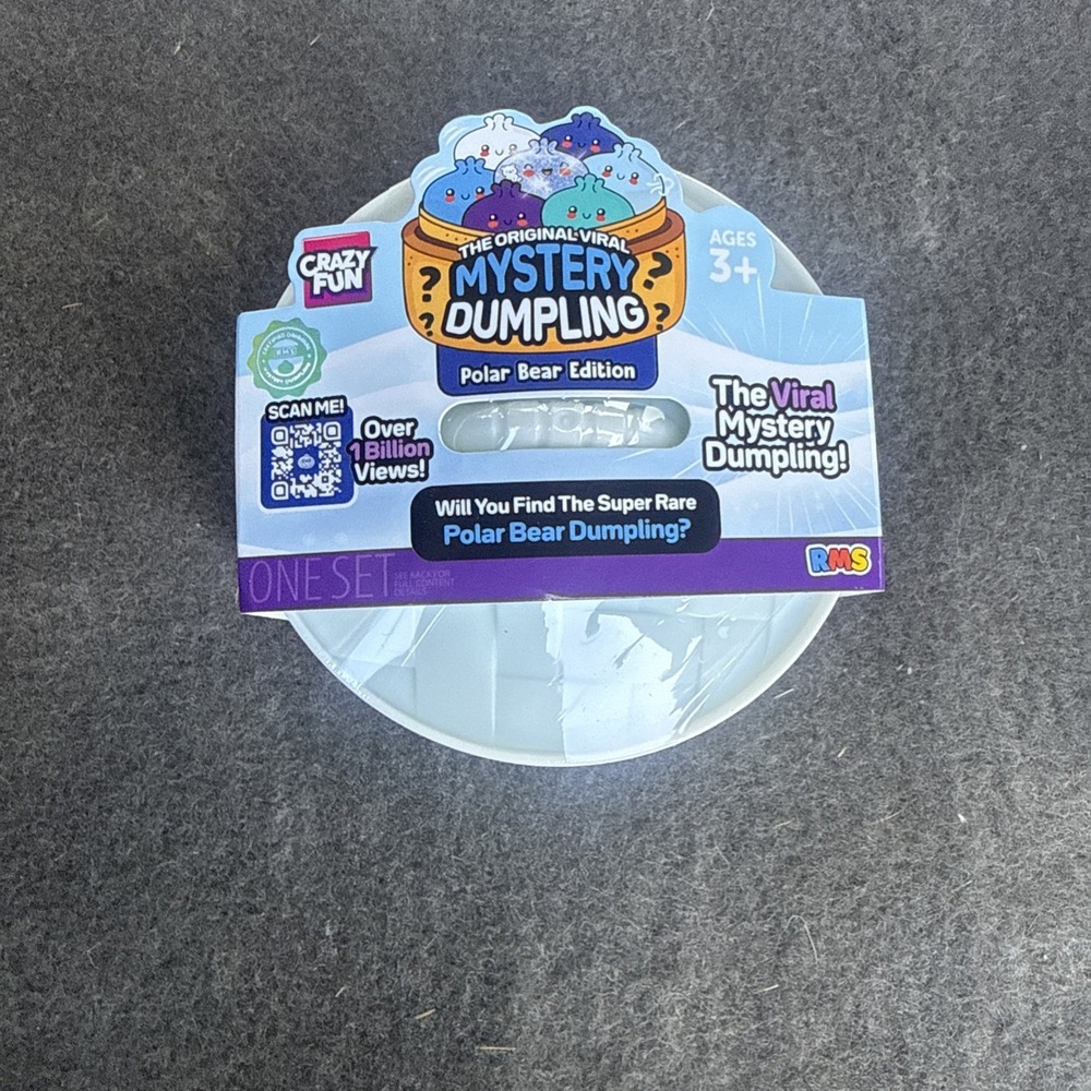RMS Crazy Fun Polar Bear Dumpling Sealed New Blind Box Squishy Mystery